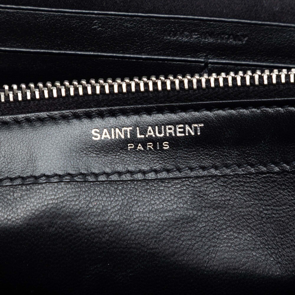 Pre-Loved Saint Laurent Sequin Monogram Kate Wallet on Chain - Picture 5 of 7